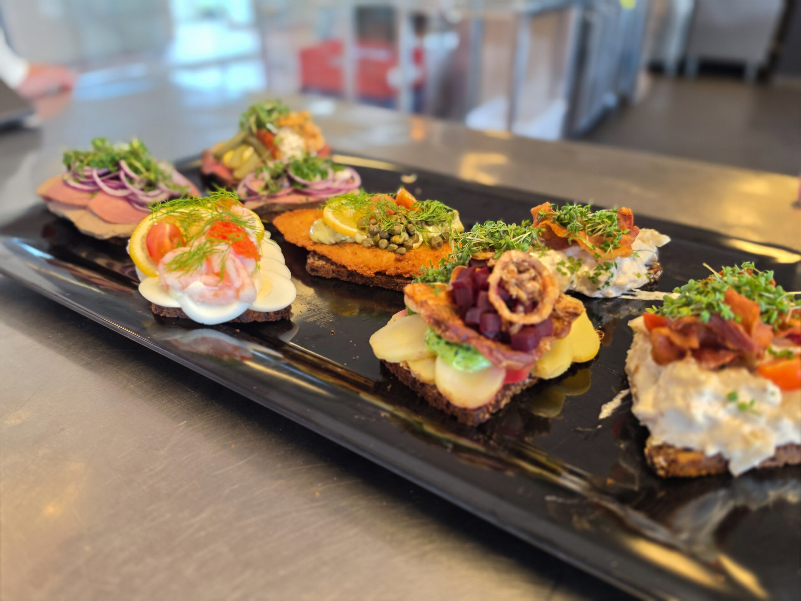 Smørrebrød fra Njordkøkken i Silkeborg